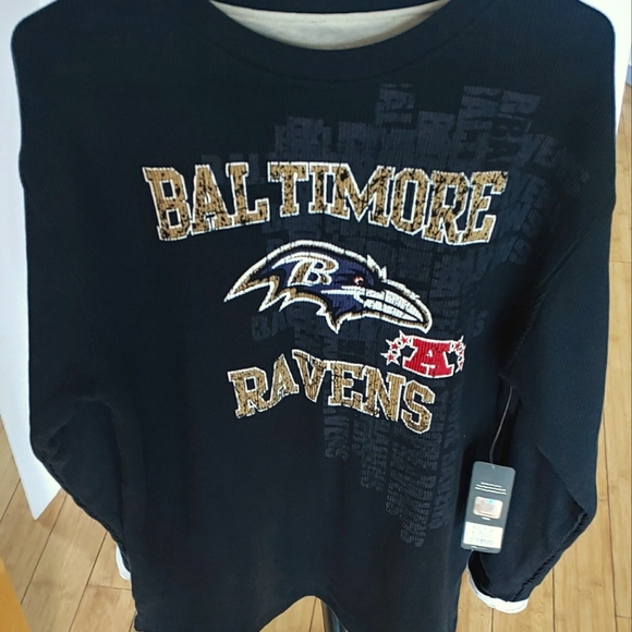 NWT NFL Raven's Reversible Thermal - Picture 2 of 11